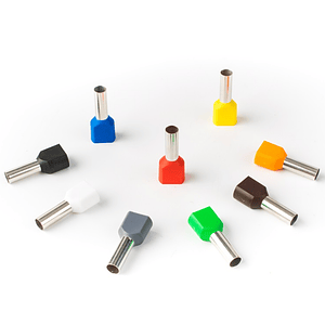 Terminal Ferrul Doble con Aislación 1.5mm 16AWG (100 Unid)