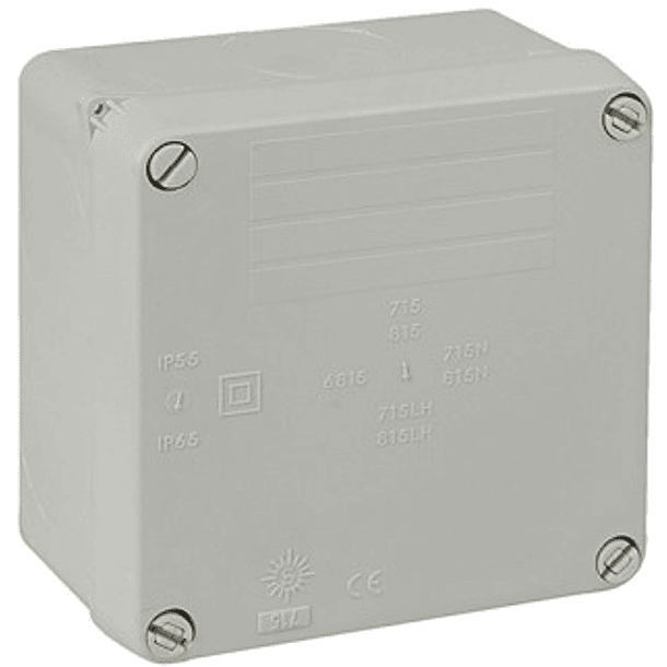 Caja Estanca 110x110x60mm IP55 / IK07- Sin Conos 1