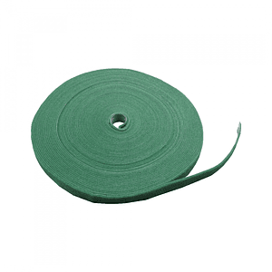 Amarra Velcro Clásica Doble Faz 25 Metros Verde 20mm