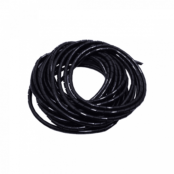 Espiral Ordena Cable PE Negro 12 Metros 12x15x0,85mm KS-12N 