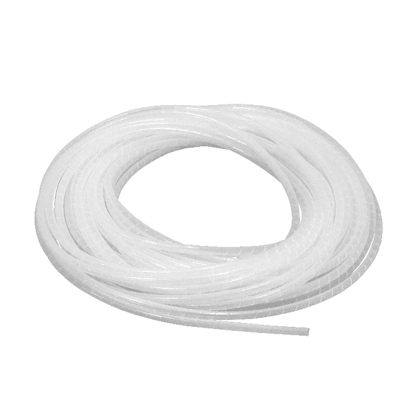 Espiral Ordena Cable PE Blanco 11-17 Metros 4,5x6,7x0,6mm KS-6 