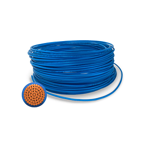 Cable Libre de Halogenos 1x4mm 750V Rollo 100 Metros, Azul