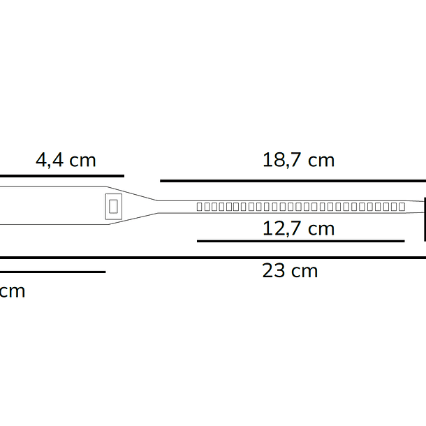 Sello de Seguridad Plástico Ajustable 230mm Bolsa 100un Verde 2