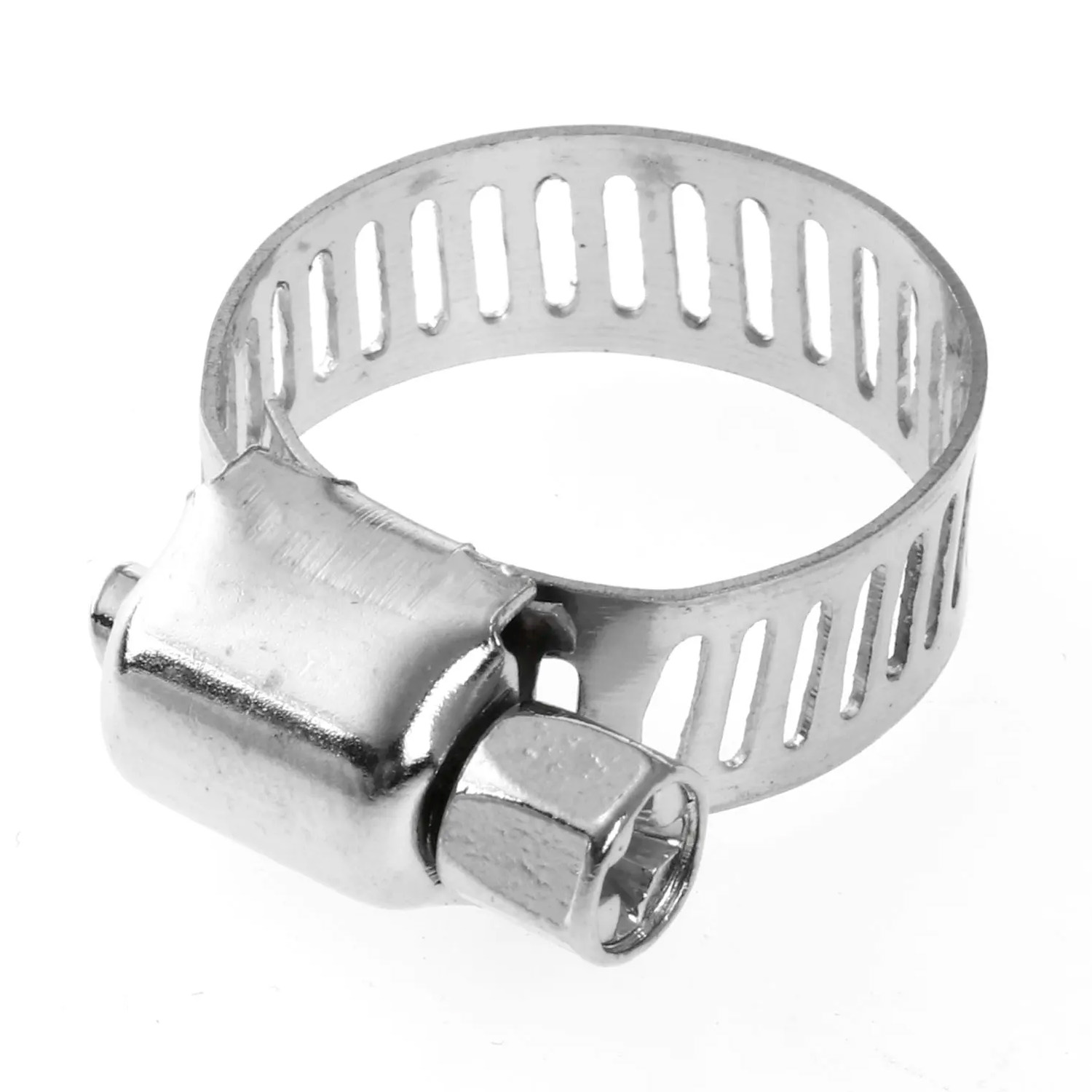 100 Stück Metall Schlauchschellen 9mm - Bandklemmen 30-45mm Durchmesser