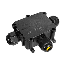 Caja Hermética 93 x 73 x 38mm 3 Salidas IP68