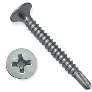 Tornillo Cabeza Plana Punta Broca 6x2