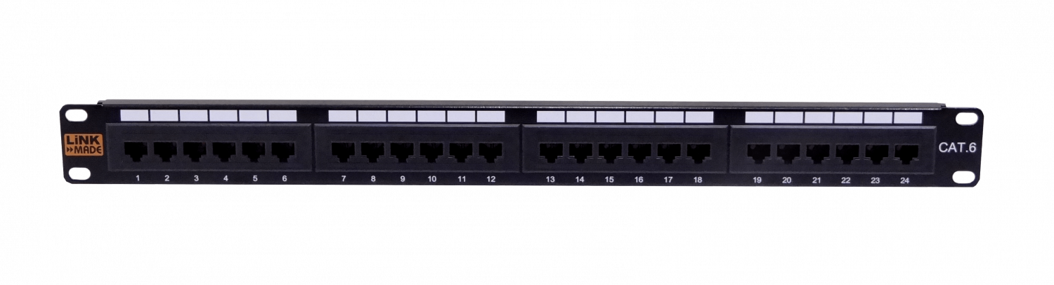 Patch Panel cat 6 de 24 puertos Ulink