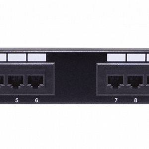 Patch Panel 12 Puertos 1U Categoria 6 UL