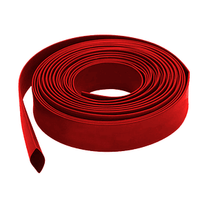 Manga Termocontraible Ø18 / 30mm Rojo Rollo 5 metros