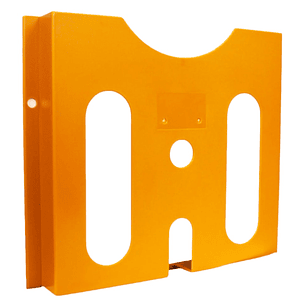 Porta Planos Naranjo A4 Con Adhesivo