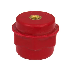 Aislador de Resina Tipo Barril 30x25mm M6