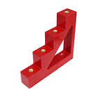 Soporte de Resina Tetrapolar Tipo Escala 4x30mm 2