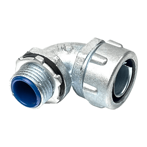 Conector Curvo Para Tubería Flexible Metálica 20mm