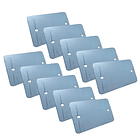 Tapa Ciega Metalica Zincada Sin Pernos Pack 10un 1