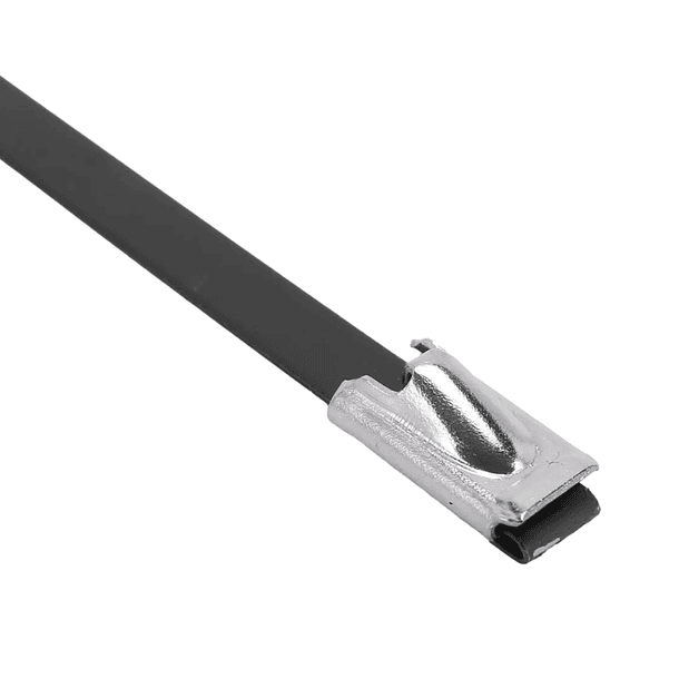 Amarra Acero Inoxidable con Poliéster Negro 200x4,6mm 100Un 3