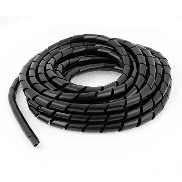 Espiral Plástico 16mm Negro (Bolsa 10 Metros) 1