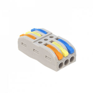 Conector Rápido Fast Clip Universal 3 Entrada 3 Salidas