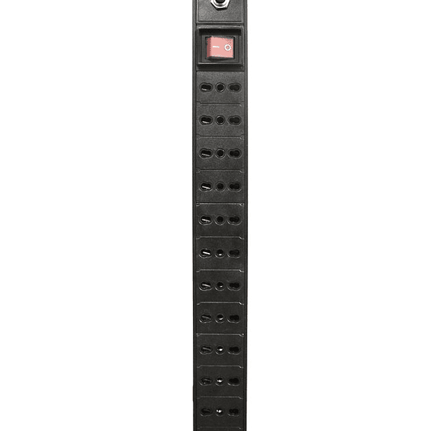 Regleta PDU Vertical Rack con Protección 12 Enchufes 10/16A 3