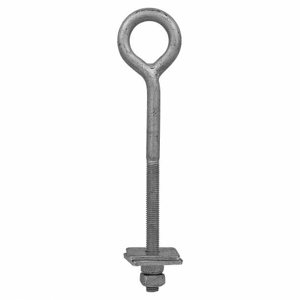 Perno Galvanizado Ojo 5/8” x 15” con Tuerca 1