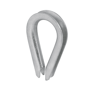 Guardacabo de Acero Galvanizado 1/2”