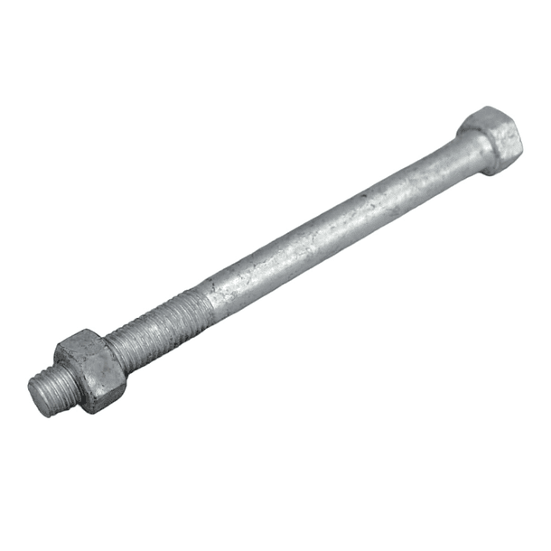Perno de Acero Galvanizado 1/2” x 7” con Tuerca 1