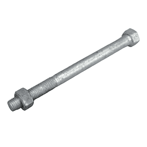 Perno de Acero Galvanizado 1/2” x 14” con Tuerca