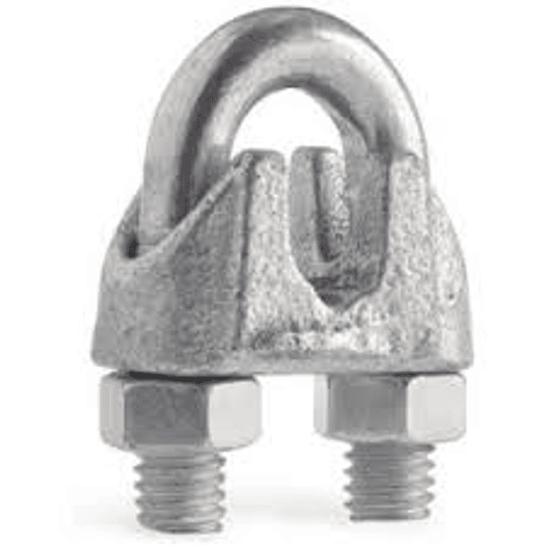 Prensa Tipo Grillete para Cable de Acero 1/8