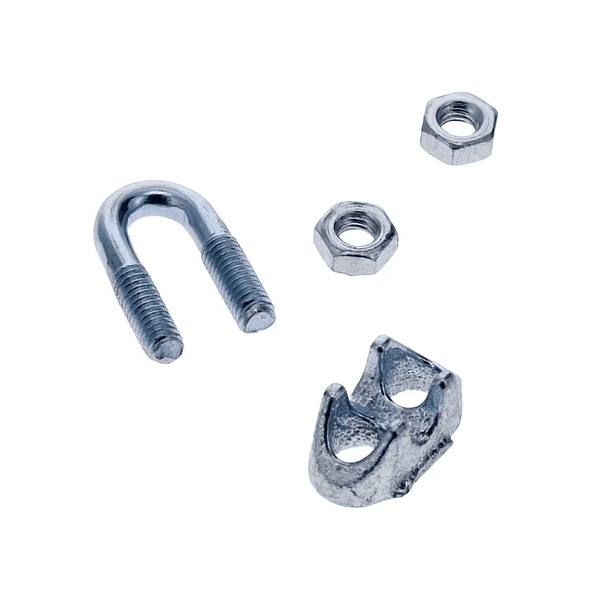 Prensa Tipo Grillete para Cable de Acero 1/8