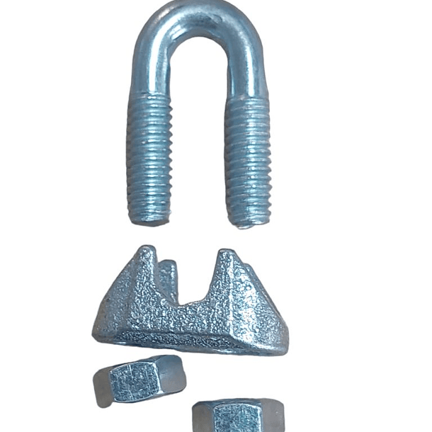 Prensa Tipo Grillete para Cable de Acero 1/8