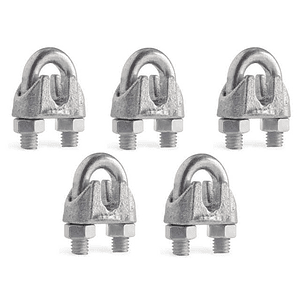 Prensa Tipo Grillete para Cable de Acero 1/8