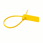 Sello de Seguridad Plástico Ajustable 230mm 100un Amarillo 1