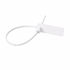 Sello de Seguridad Plástico Ajustable 230mm 100un Blanco 1