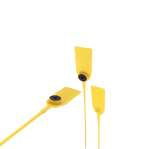 Sello de Seguridad Inserto Metálico 400mm 100un Amarillo