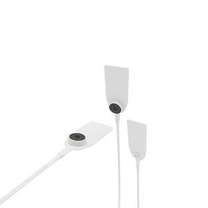 Sello de Seguridad Inserto Metálico 400mm 100un Blanco