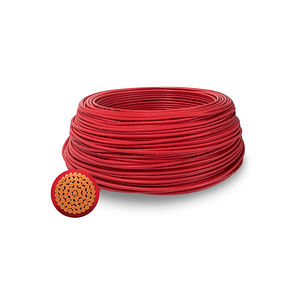 Cable Libre de Halogenos 1x1.5mm 750V 10 Metros, Rojo