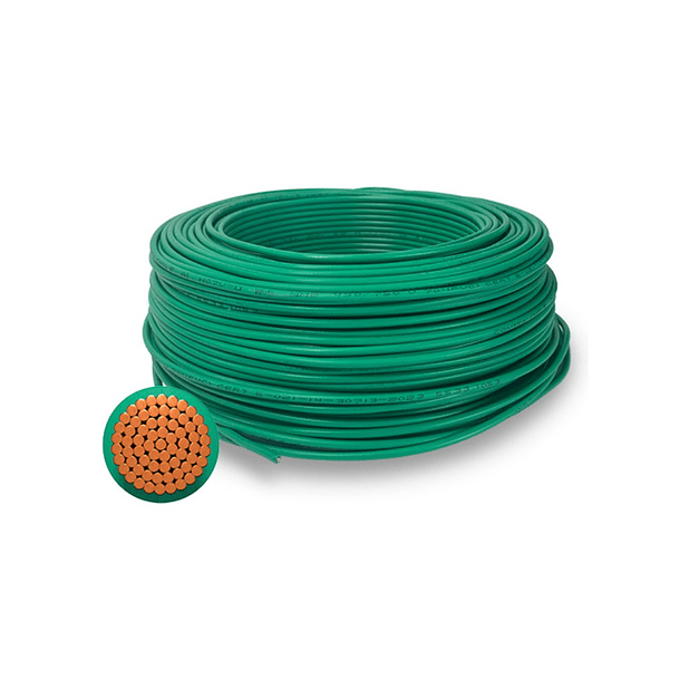 Cable Libre de Halogenos 1x2.5mm 750V 10 Metros, Verde 1