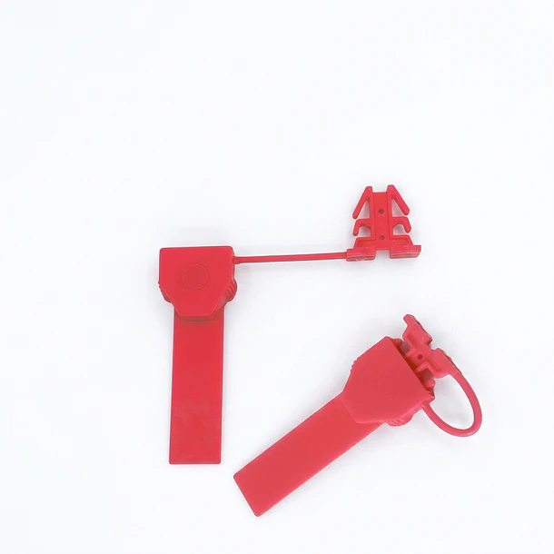 Sello de Seguridad Tipo Ancla Rojo con Alambre 1