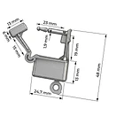 Sello de Seguridad Tipo Candado Amarillo 2