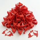 Sello de Seguridad Tipo Candado Rojo 3