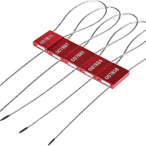 Sello de Seguridad Tipo Candado Container Rojo 10 Unidades