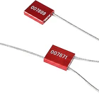 Sello de Seguridad Tipo Candado Container Rojo 10 Unidades 2