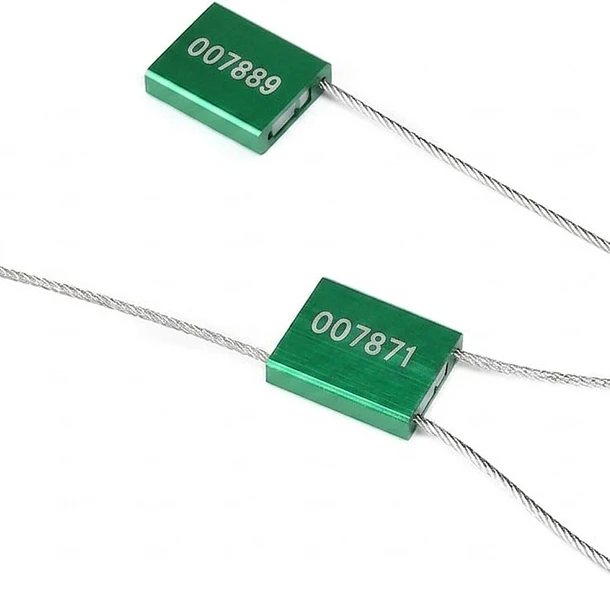 Sello de Seguridad Tipo Candado Container Verde 10 Unidades 2