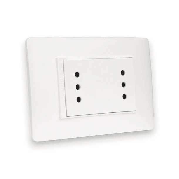 Enchufe Doble 10A Luzica Armado Bticino Pu1213 1
