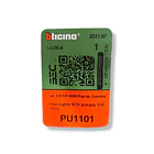 Interruptor Simple 9/24 10A Luzica Bticino Pu1101 3