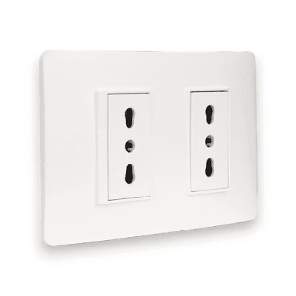 Enchufe Doble 10/16A Luzica Armado Bticino Pu1280 1