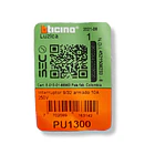 Interruptor Triple 9/32 10A Luzica Bticino Pu1300 3