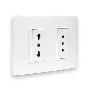 Enchufe Doble 10A+10/16A Luzica Armado Bticino Pu1293
