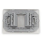 Enchufe Doble 10A+10/16A Luzica Armado Bticino Pu1293 2
