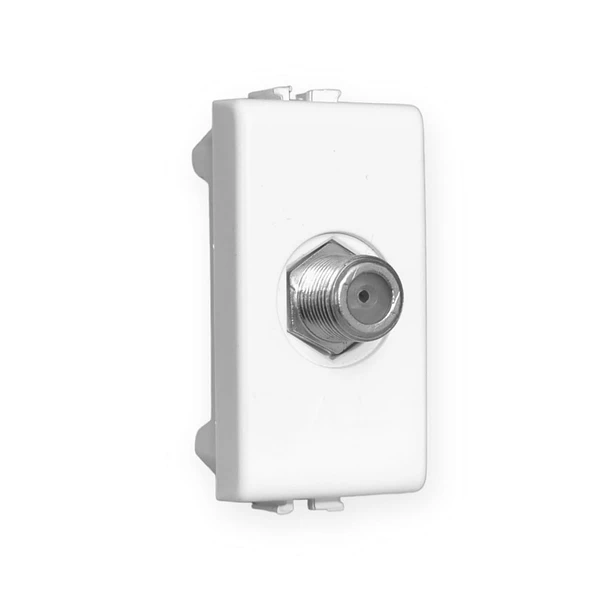 Mod. Toma Coaxial TV Tipo F Blanco Matix AM5152 1