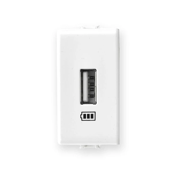 Mod. Cargador USB 5 VDC 230V Blanco Matix AM5285C1 2